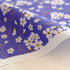 White Red Floral Royal Blue Cotton